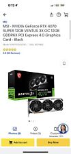 GeForce Rtx 4070 Super Brand New NeverOpened picture