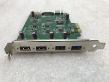 Quad Channel 4-Ports x4 USB 3.0 to PCI E Controller Card U3X4-PCIE4XE101 picture