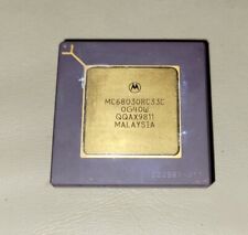 Motorola 68030 Rare Vintage COLLECTIBLE CPU (MC68030RC33C) picture