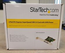 StarTech 2 Port PCI Express SuperSpeed USB 3.0 Card with SATA Power  picture