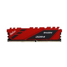 NETAC Shadow Red 8 GB (1 x 8 GB) DDR4 3200 MHz CL16 288-pin DIMM non-ECC Red Mem picture