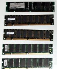 FIVE 168 PIN DIMM/SDRAM MEMORY MODULES, THREE 32MB AND TWO 128 MB picture
