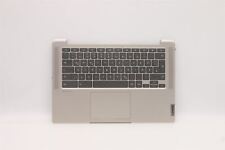Lenovo Chromebook 14ITL6 Keyboard Palmrest Top Cover German Silver 5CB1D33512 picture