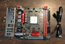 ASRock AB350 Gaming-ITX/ac Board w/AMD Ryzen 5 1400, 2x SATA Cable & IO Sheild picture
