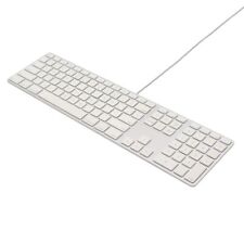 OEM Apple A1243 EMC 2171 USB Wired Standard Keyboard with Numeric Keypad - White picture