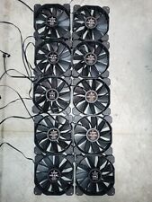 Set of 10 fans new Corsair 140mm ,12v DC 0.3A. 4pins 6923 picture