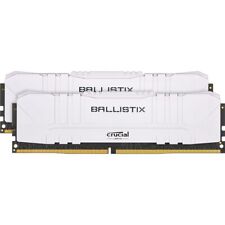 Crucial Ballistix 16GB (8GBx2) DDR4 CL16 3200MHz White     New picture