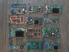 Lot of 12 AGP Video Cards - Read Description  - Nvidia / ATI / Other picture