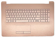 GENUINE HP 17T-BR000 PALMREST WITH KEYBOARD CHAMPAGNE ROSE - 926559-001 NEW picture