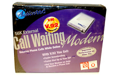 EXV9212-01CW Actiontec 56K External Call Waiting Modem VINTAGE NEW~ picture