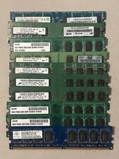 LOT (10) 20GB Multi Brand 2GB PC2-6400U DDR2 800 MHz DIMM Desktop Memory RAM picture
