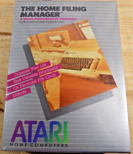 ATARI Home Computers HOME FILING MANAGER Software  **SEALED NEW** 1982 picture