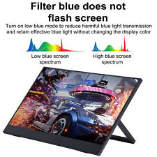 Portable Monitor 14'' FHD 1080P Ultra-Slim IPS Display Smart Cover 2* Speakers picture