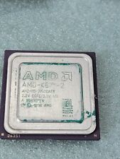 AMD AMD-K6-2 500AFX CPU Super Socket 7 2.2v/3.3v K6-II Vintage CPU 1998 GOLD picture