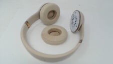 Beats Solo 3 Wireless A1796 Headphones Satin Gold WORN EAR PADS picture