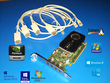 Dell Precision T1500 T1600 T1650 T3400 T3600 2GB Quad HDMI Video Card w/Cables picture