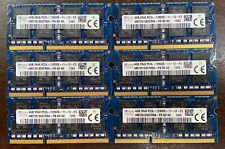 Lot of 6 SK Hynix 4GB 2Rx8 Memory Ram SoDimm PC3L-12800S HMT351S6EFR8A-PB picture
