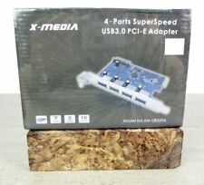 X-MEDIA XM-UB3204 PCI-E 4-Port USB 3.0 PCI Express PCIe Controller Adapter Card picture