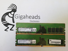 Pair Micron 16GB (2x8GB) PC4-21300 DDR4-2666VMHz Non-ECC Desktop Memory Ram picture
