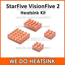 All Copper DIY Heatsink Set Heat Sink 4Pcs Kit Cooler For StarFive VisionFive 2 picture