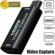 HDMI to USB Video Capture Card 1080P Recorder Phone Game Video Live Streaming US picture