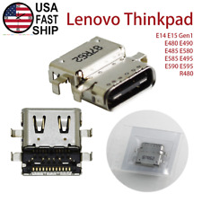 Type-C USB Charging Port Power Jack For Lenovo ThinkPad E14 E15 Gen 1 E480 E490 picture