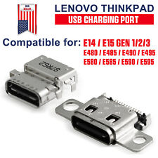 Type-C USB Charging Port For Lenovo ThinkPad E14 E15 Gen 1 2 3 E480 E490 E580 picture