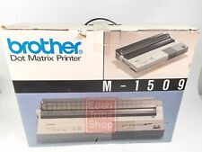 Vintage Brother M-1509 Dot Matrix Printer With Box & Manual NOS picture