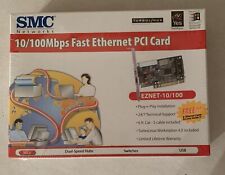 SMC Networks EZNet 10/100 Mbps Sealed Fast Ethernet PCI Card New Cable Linux picture