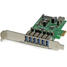 StarTech.com 7 Port PCI Express USB 3.0 Card - Standard & Low-Profile - SATA Pow picture