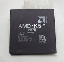 AMD K5 PR75 5x86 Socket 7 CPU 75MHz Vintage Rare Ceramic Processor 1996 PR75ABR picture