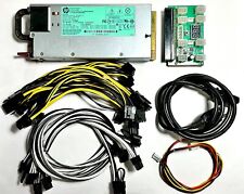 HP 1200W PSU Kit Breakout Board w/ PCI-E Cables, Splitters & More picture
