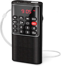 Mini Pocket FM Walkman Radio Portable Battery Radio with Recorder, Rechargeable  picture