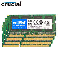 Crucial 8GB DDR3L 1600MHz 204-Pin Sodimm memory LAPTOP RAM PC3L-12800 LOT DDR3L picture