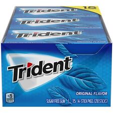 Trident Original Flavor Gum - Sugar Free - 15X  14-Stick Pkgs. (210 sticks) picture