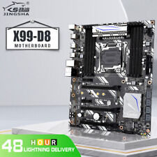JINGSHA X99-D8 Motherboard LGA2011-3 For E5 V3V4 8*DDR4 PC/ECC REG RAM LOL Game picture