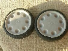 Troy-Bilt OEM Front Wheels(Pair) w/Hub Caps for TB360 picture