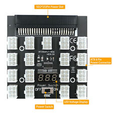 PCI-e 12V 50pin to ATX 17 x 6Pin Power Supply Breakout Board Adapter for BTC picture