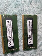 Lot of 2 MTA8ATF1G64HZ-3G2J1 GENUINE MICRON 8GB LAPTOP MEMORY DDR4 picture