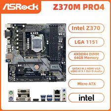 ASRock Z370M PRO4 Motherboard M-ATX Intel Z370 LGA1151 DDR4 64GB SATA3 HDMI VGA picture
