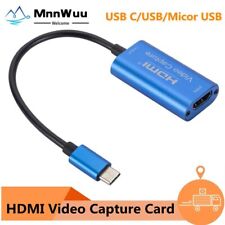 HDMI to USB-C Video Capture Micro USB/USB3.0 HD Recorder Game Live Streaming picture