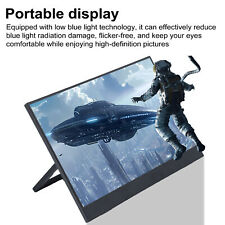 14-Inch Portable Monitor 1920x1080P IPS Built-in Speaker Mini HDMI-compatible picture