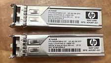 2x HP A7446B FTLF8524P2BNV 4G SW SFP GBIC Transceiver Module 5697-6991 405287 picture