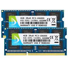 DUOMEIQI DDR3 Ram 8GB Kit (2X4GB) PC3-10600S DDR3 1333Mhz 2Rx8 Dual Rank PC3 ... picture