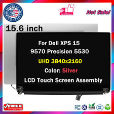 UHD 4K for Dell XPS 15 9570 5530 LCD Touch Screen Complete Top Assembly Silver picture