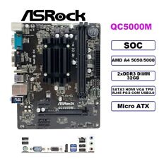 ASRock QC5000M Motherboard M-ATX SOC AMD A4 5050/5000 DDR3 32GB SATA3 HDMI+I/O picture