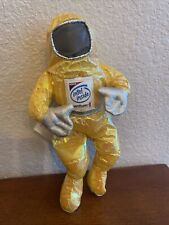 Vintage Gold/yellow Intel Inside Spaceman Astronaut Plush Doll Computer Toy 1997 picture