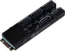 SilverStone Technology ECS07 5-Port SATA Gen3 6Gbps Non-RAID M.2 PCIe Storage picture