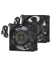 2 Pack 120V AC Fan, Waterproof Exhaust Fan 120Mm, 18W 2850RPM 90CFM, DIY Cooling picture
