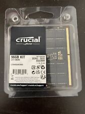 Crucial 96GB 5600MHz DDR5 SO-DIMM RAM PC5-44800 288-Pin 1.1V Laptop Memory picture